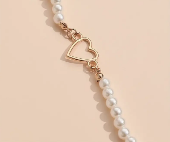 Pearl Heart Necklace