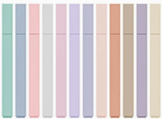 Aesthetic 12 pc highlighter set