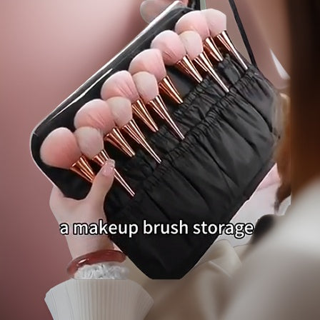 Lighted Pink Vanity Makeup Bag