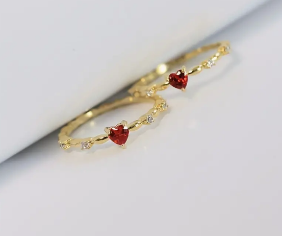 Red Heart Ring