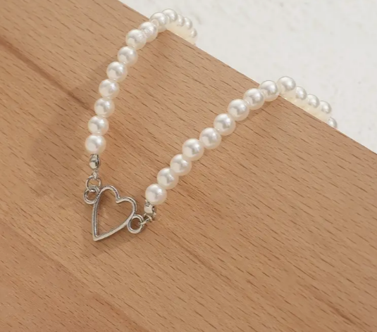Pearl Heart Necklace