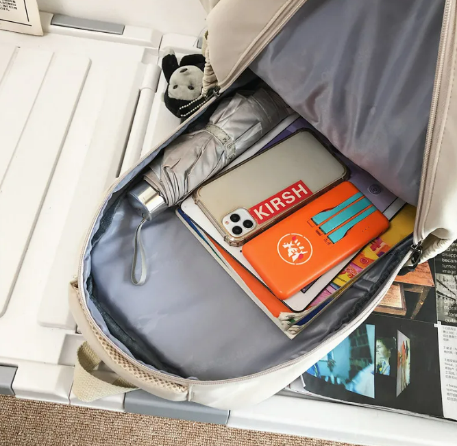 Cute Multipocketed Student Backpack