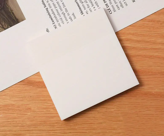 Clear Transparent Colored Sticky Notes