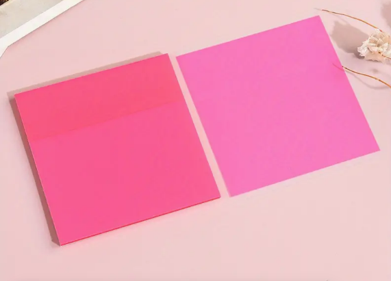 Clear Transparent Colored Sticky Notes
