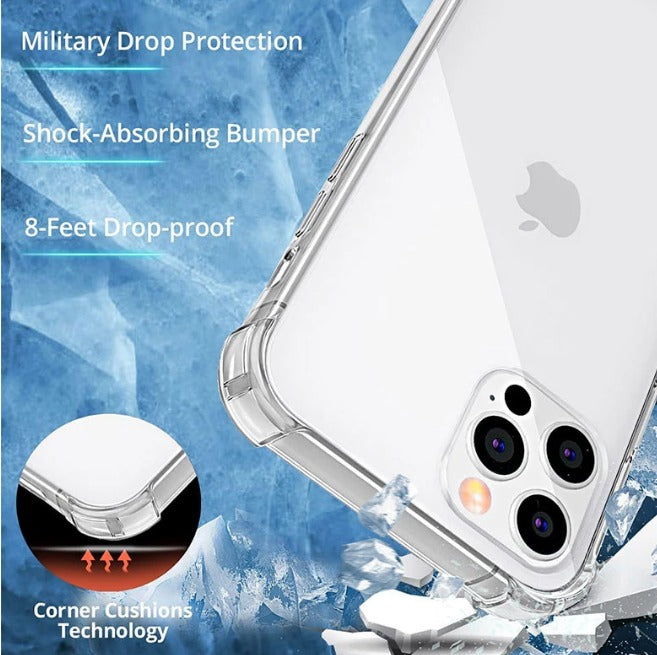 Clear, transparent phone case