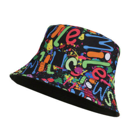 Patterned bucket hat