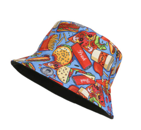 Patterned bucket hat