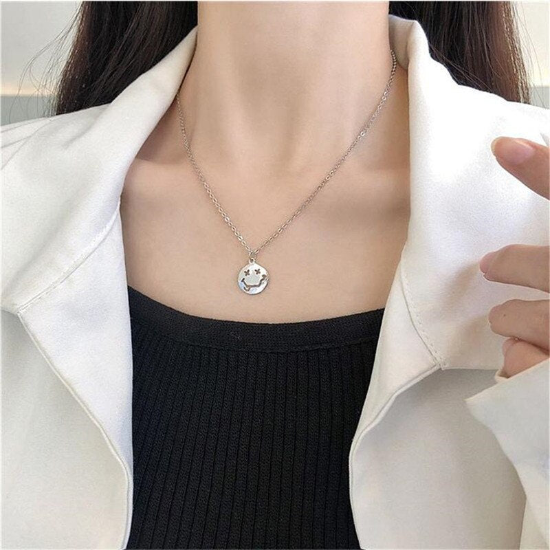 Smiley face necklace