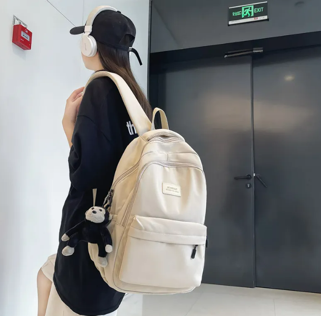 Cute Multipocketed Student Backpack