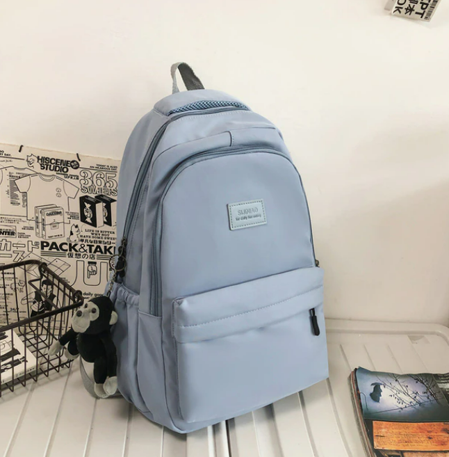 Cute Multipocketed Student Backpack