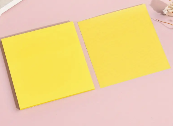Clear Transparent Colored Sticky Notes