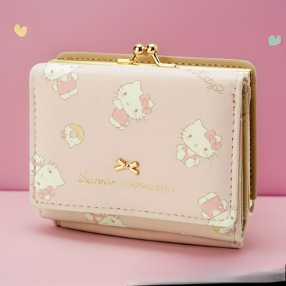 Hello Kitty Leather Wallet Card Case